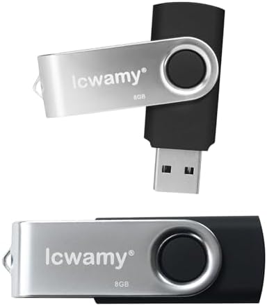 8GB Flash Drives 2 Pack USB Drives Pack USB Flash Drives 2 Pack USB Stick Thumb Drive Pack Pendrive USB Flash Drive(8GB 2PCS)
