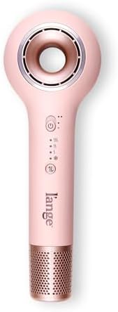 L’Ange Hair Axia HaloRing Ionic Hair Dryer | High Speed Professional Blow Dryer for Smooth, Frizz-Free Styles | Lightweight Brushless Motor with Concentrator & Wall Mount | 4 Heat Settings | Blush