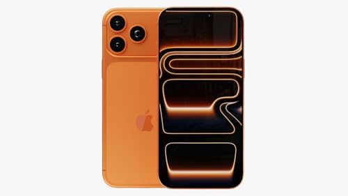 Apple iPhone 17 Pro Max, US Version, 256GB, eSIM, Cosmic Orange- Unlocked (Renewed) | eSIM, Renewed