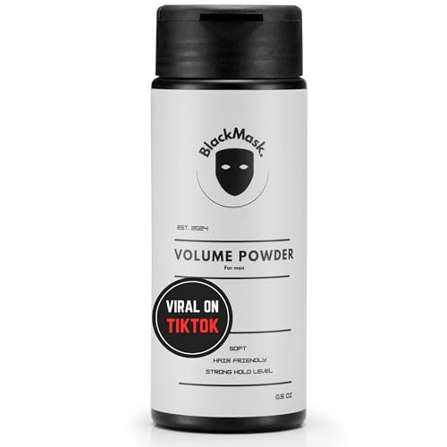 BlackMask Hair Texture Powder for Men, Easy-to-Apply Styling Powder for Dry Hair Looks