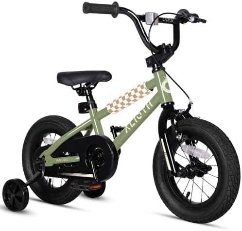 vollsch BMX Style 12 14 16 Inch Kids Bike Training Wheels 20'' Bicycle with Kickstand for 2-14 Years Old Toddlers Boys Girls Coaster Brake Multiple Colors