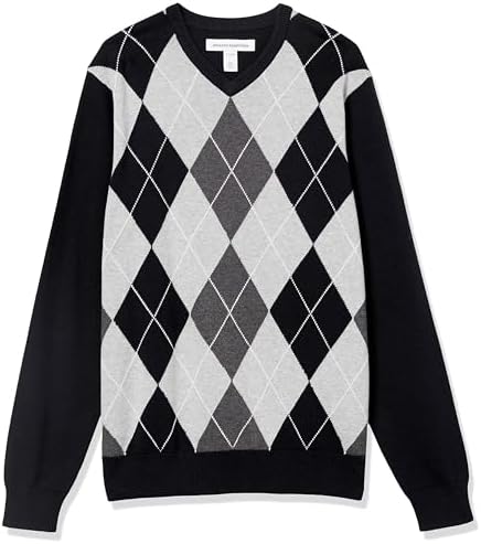 Amazon Essentials Men's V-Neck Pullover Sweater (Available in Big & Tall)