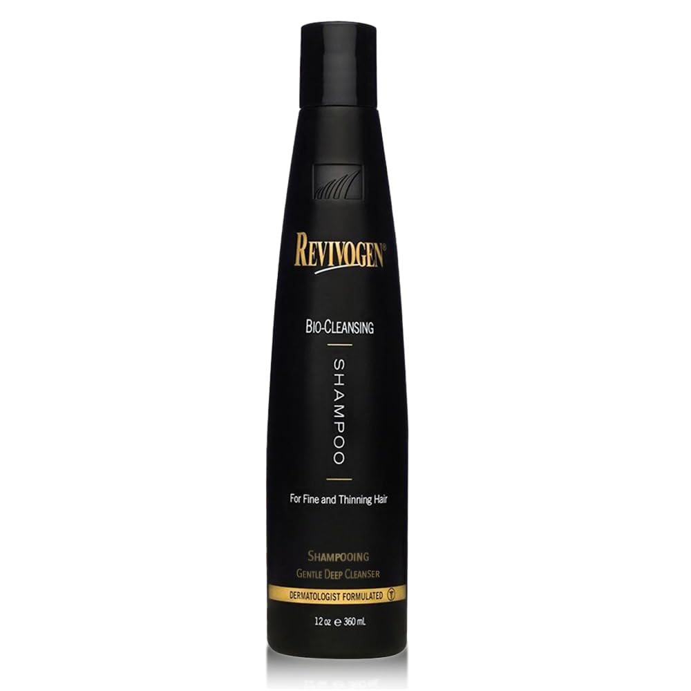 Revivogen MD Bio-Cleansing Shampoo for Thinning Hair, Hair Loss Shampoo, Soothes Scalp, 12oz