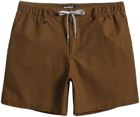 maamgic Men's 5/7 Inch Casual Classic Fit Shorts with Multi-Pocket Quick Dry Sports Shorts