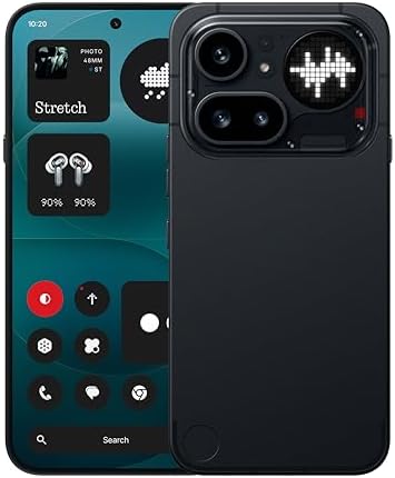 Nothing Phone (4a) Pro Cell Phone 2026 New, Unlocked Android 16 Smartphone, Triple-Lens Camera, AI Photo Edits, 6.83" 144Hz AMOLED Display, 5080mAh Battery, Dual-SIM Glyph Matrix (Black, 12+256GB) | P