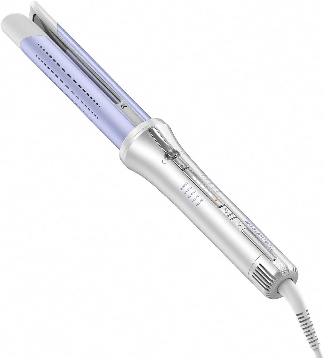 SHEGLAM One Touch Airflow Styler Pro 1 inch Automatic Rotating 3.0 Cool Air Technology for No-Wait, Curling Iron, Bouncy &amp; Long-Lasting Curls, Zero Burn Risk, 5 Temp Settings