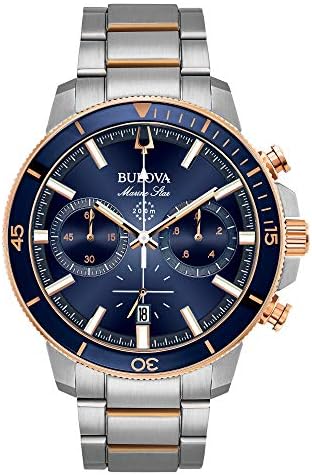 Bulova Men's Marine Star Series C Two-Tone Stainless Steel 6-Hand Chronograph Quartz Watch