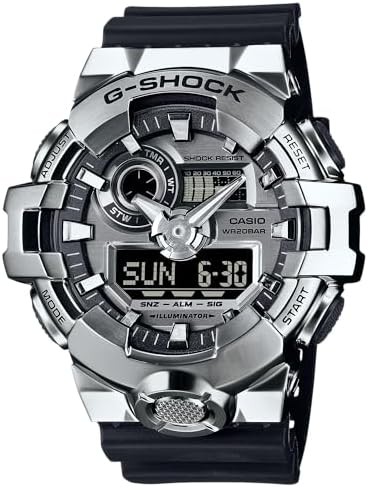 Casio G-Shock G-Steel Silver Analog Digital Mens Watch GM700-1A