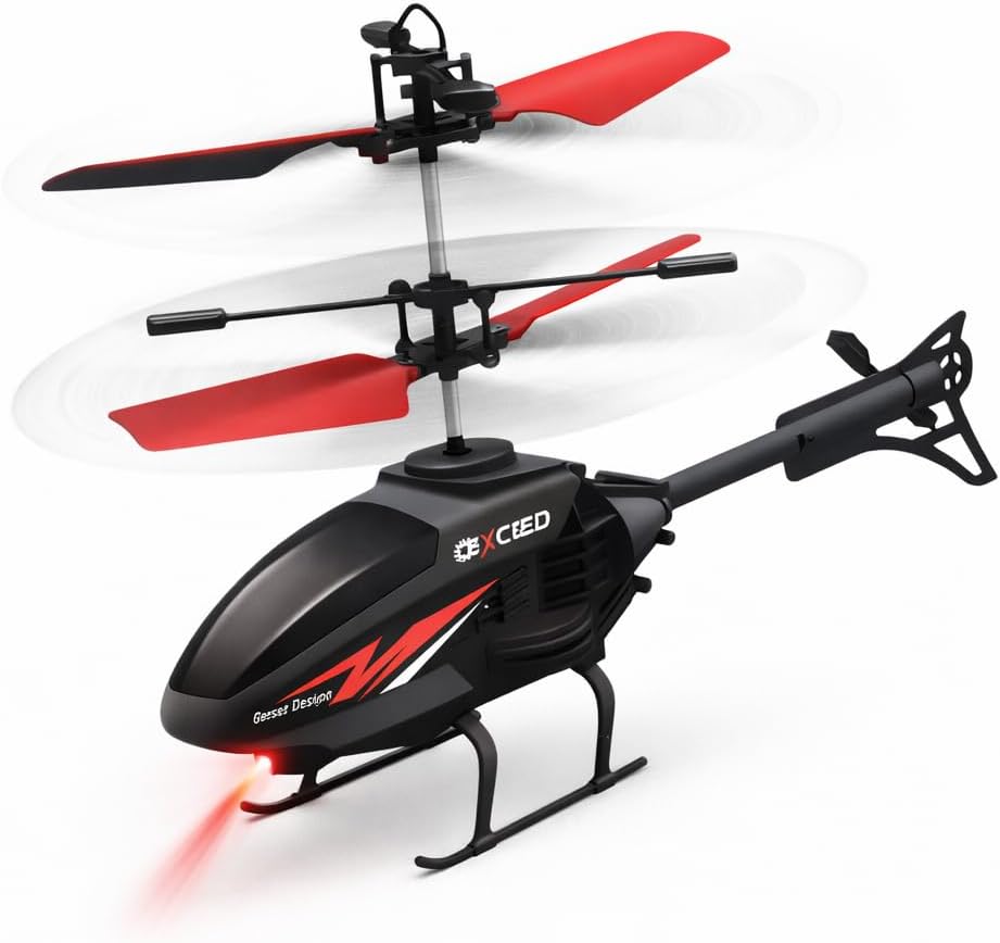 Gesture Control RC Helicopter Toy for Kids \u2013 Remote Control Helicopter Alternative, Fly with Your Hand, No Remote Needed, Easy Indoor Helicopter Toy for Boys &amp; Girls Ages 8+