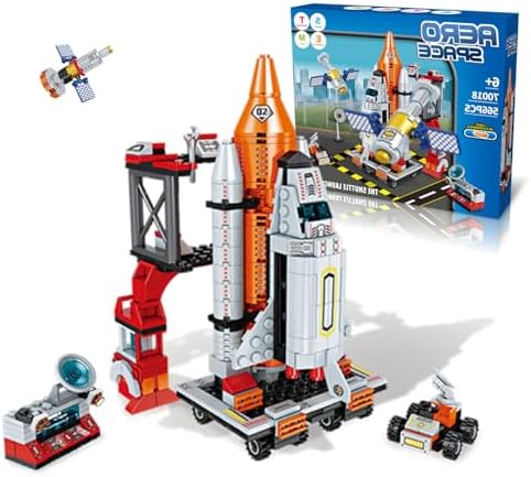 Space Rocket Stem Project Toy for Boy Age 7 8 9 10 11 12 13 Building Block for Kid Age 8-12 Science Kits for Kids Age 8-14 Christmas Birthday Gift for Boys Girls 7-13