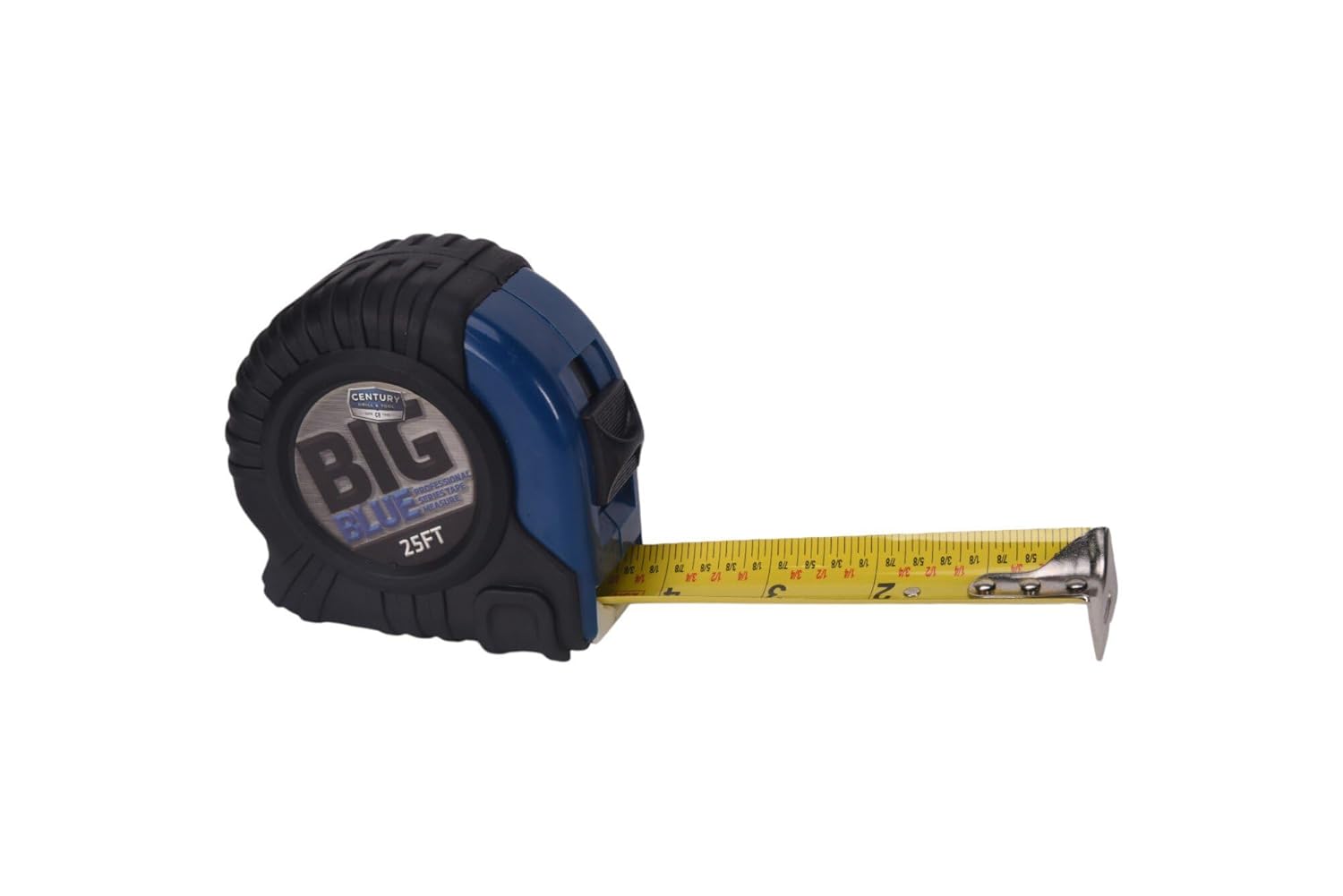 Century Drill &amp; Tool 72825 Big Blue Tape Measure, 25 Foot, 1-1\/4 Inch Blade, Easy Read