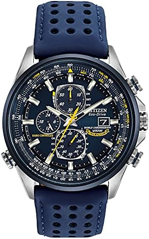 Citizen Men's Eco-Drive Sport Luxury World Chronograph Atomic Time Keeping Watch