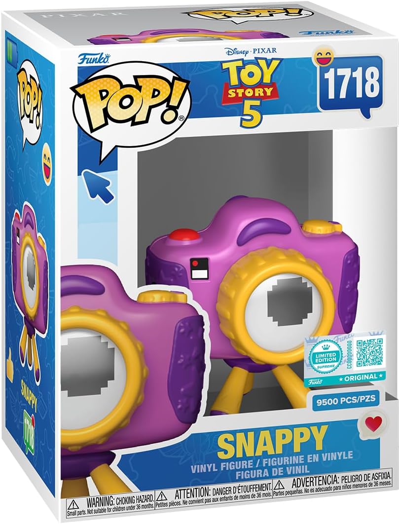 Funko Pop! Supreme LE: Toy Story 5 - Snappy - Collectable Vinyl Figure - Gift Idea - Official Merchandise - Toys for Kids &amp; Adults - Pixar Fans - Model Figure for Collectors