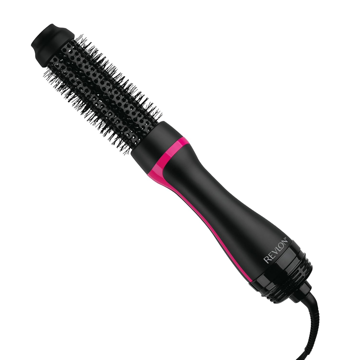 REVLON One-Step Hair Dryer and Styler - Root Booster Round Brush for Styling, Dryer Brush for Fast and Easy Salon-Quality Blowout, More Shine and Less Frizz (1-1\/2 in)