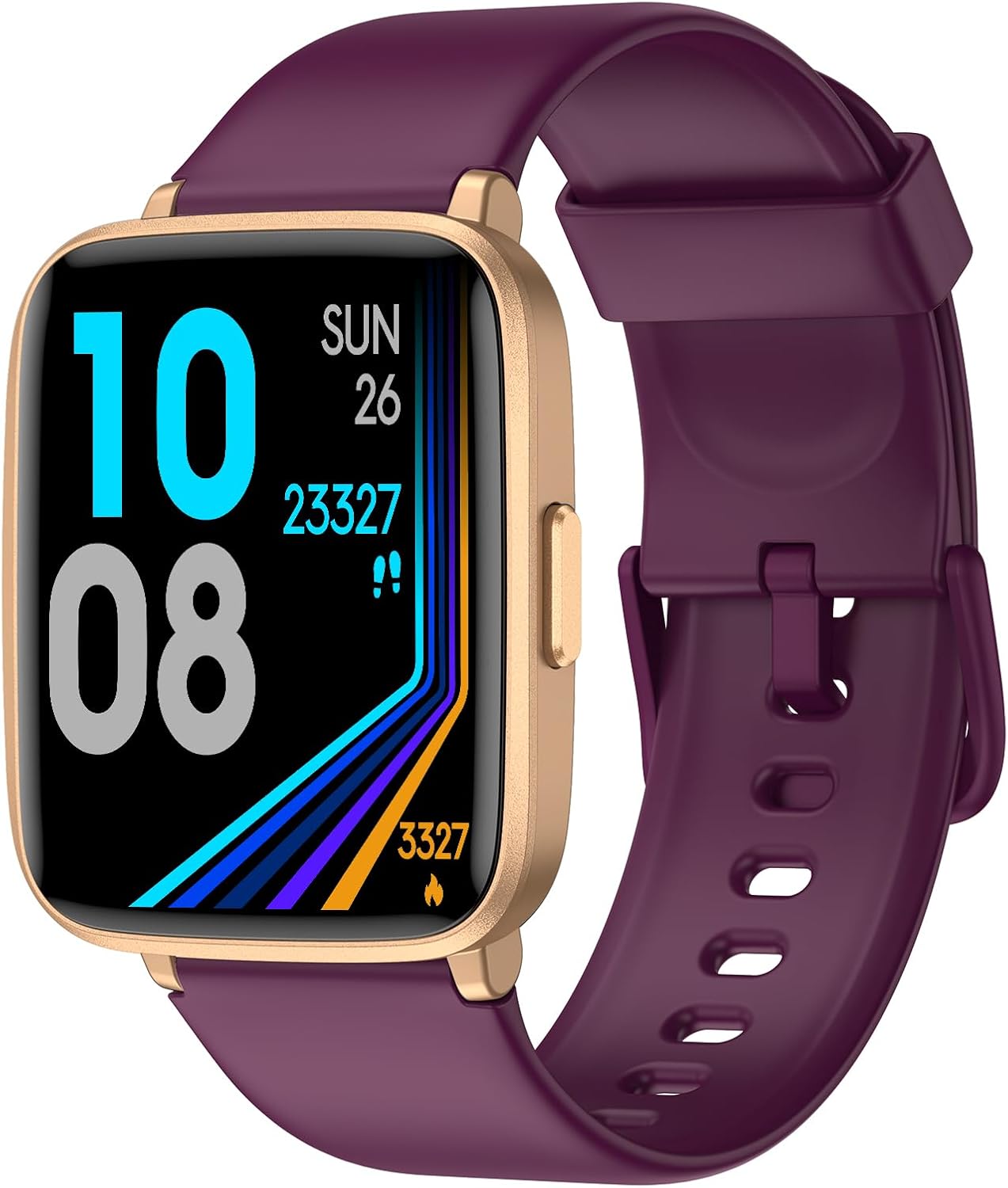 LIVIKEY Fitness Tracker Watch with Heart Rate Monitor, Activity Tracker with Pedometer, Sleep Monitor, Calories &amp; Step Counter, IP68 Waterproof Smart Watches for Women Men Fitness Watch for Sports
