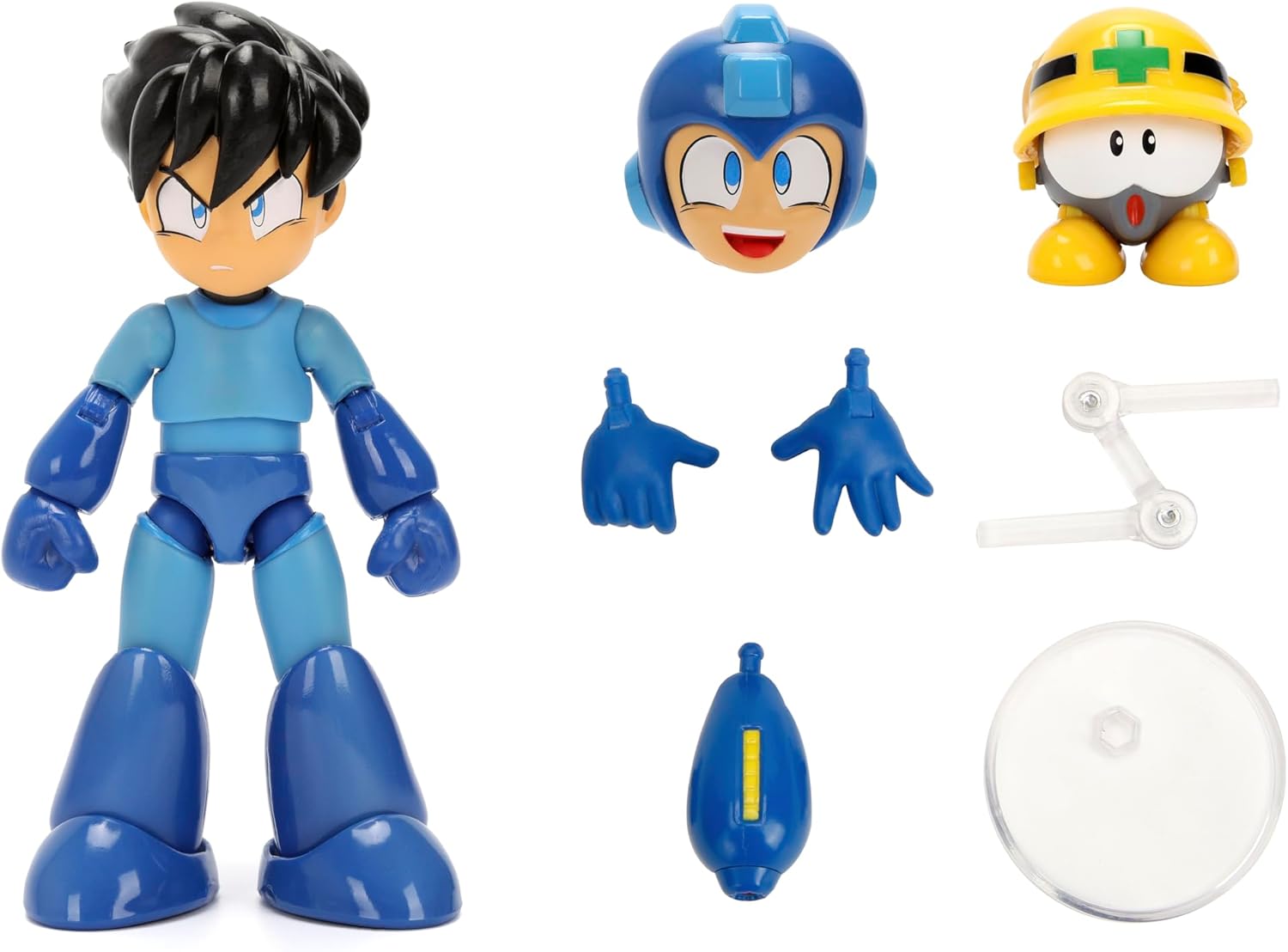 Jada Toys Mega Man Wave 3 Action Figure with Neo Metal Figure 1:12 Deluxe Scale 6" Tall, Fully Articulated, Collector Packaging