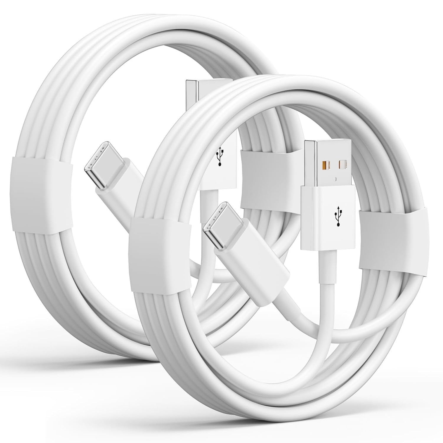 Car Carplay Cable for iPhone 17 Pro Max\/Air\/16\/15 Pro Max\/Plus\/16e Cables,2Pack USB A to USB C for iPhone USB C Cord,USB C Cable for iPad Pro\/iPad Air Android Charger Cord Type-C Charging Cable 