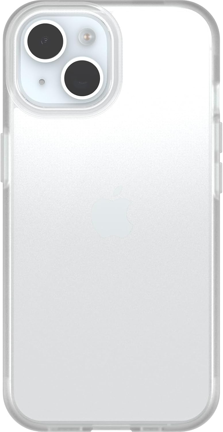 OtterBox iPhone 16e &amp; iPhone 16e &amp; 15 Prefix Series Case - Clear, Ultra-Thin, Pocket-Friendly, Raised Edges Protect Camera &amp; Screen, Wireless Charging Compatible