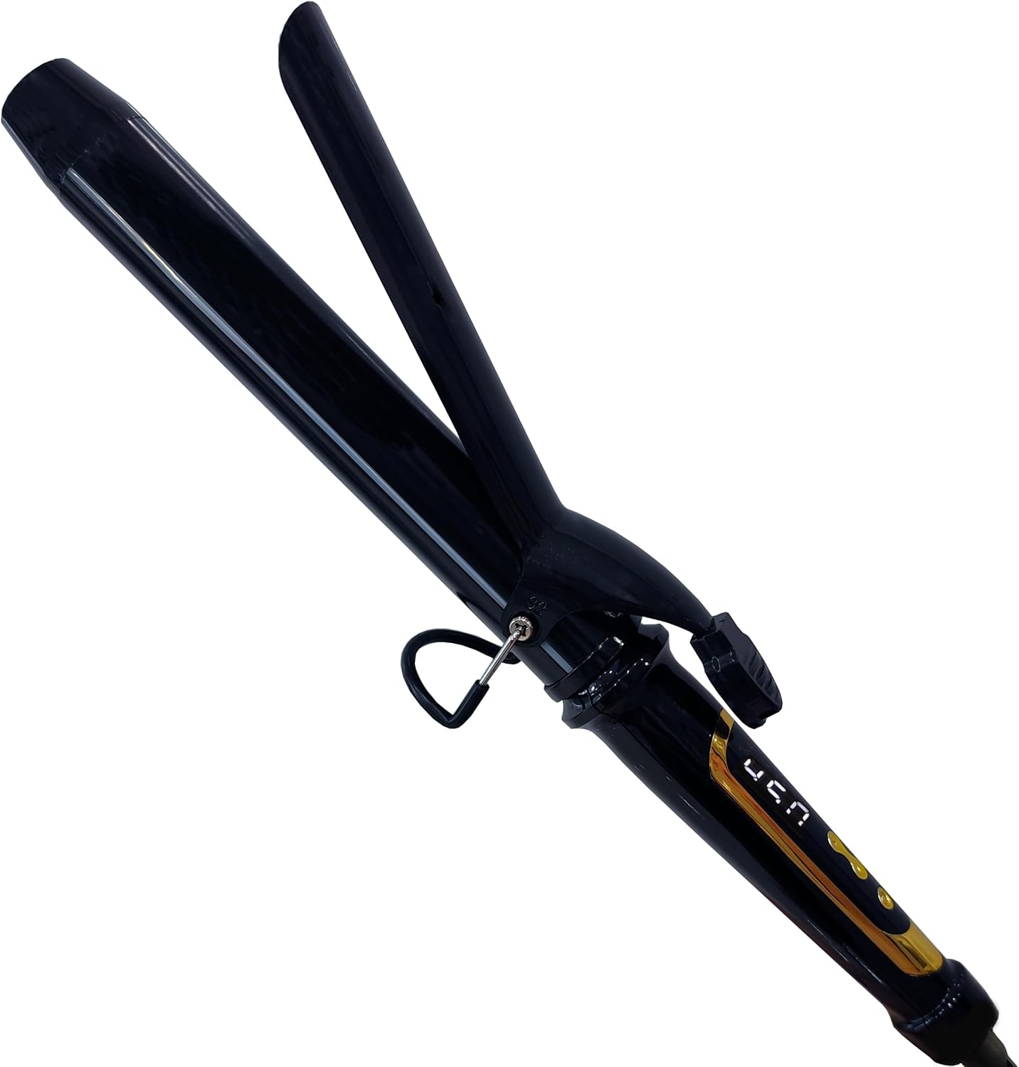 abp 1.25 Inch Curling Iron Extra Long Barrel with Ceramic Coating for Long\/Medium Hair,1 1\/4 INCH LCD Display Instant Heat up to 450°F with clamp,Hair Style Tool Girls &amp; Women