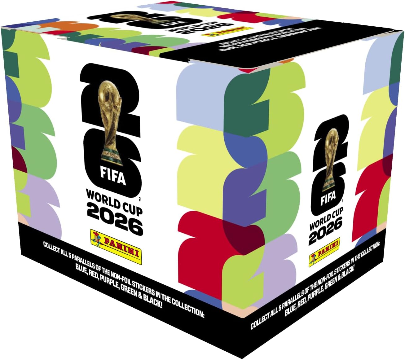 2026 Panini FIFA World Cup Sticker Collection Box \u2013 50 Sticker Packs | Amazon Exclusive Orange Parallel | Official FIFA World Cup Trading Stickers | Collect, Trade &amp; Complete Your Album