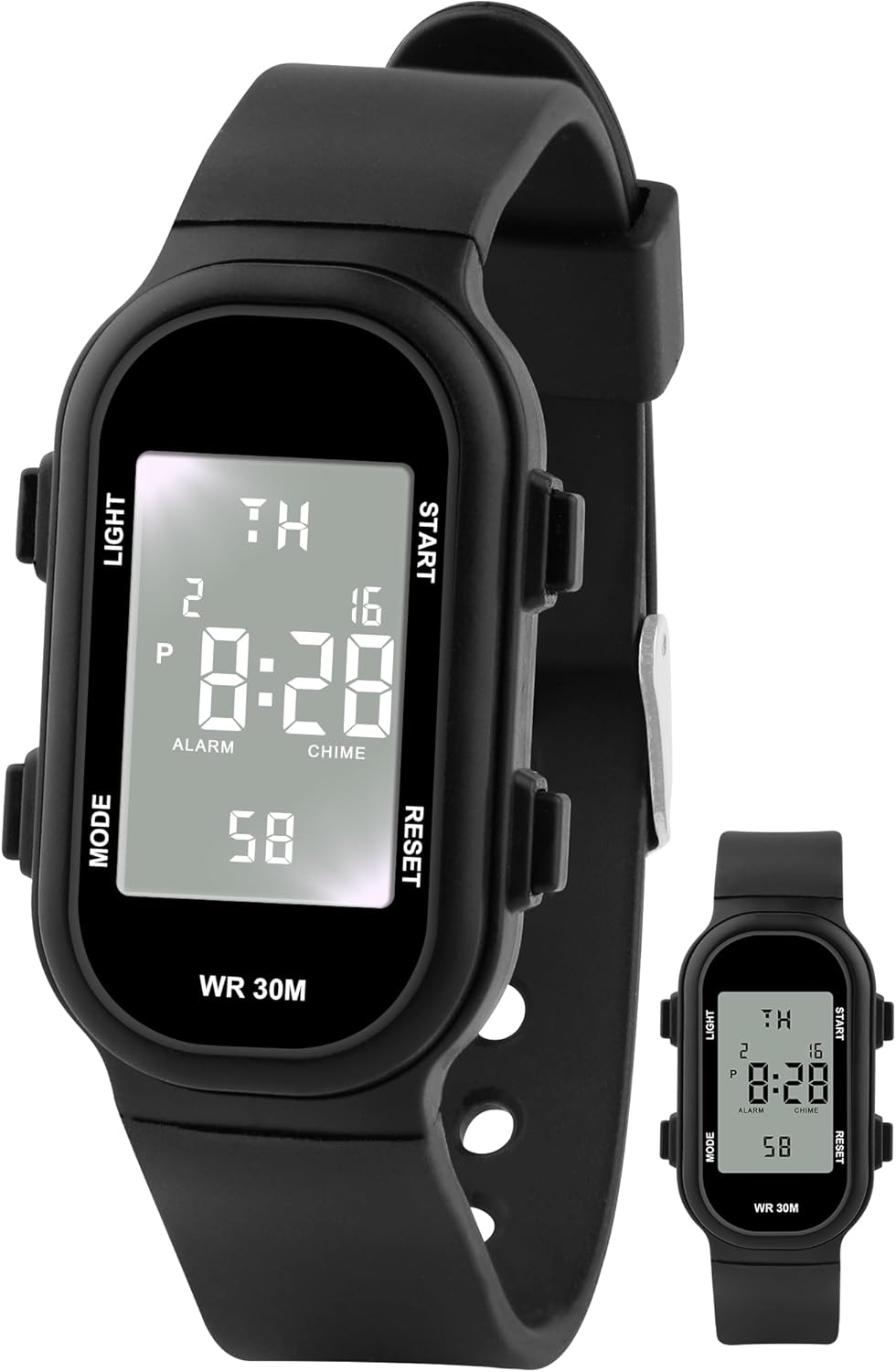 Juboos Kids Digital Watches for Boys Girls Ages 7-16, 3ATM Waterproof Sport Child Watch with Night Light, Alarm Clock, Stopwatch