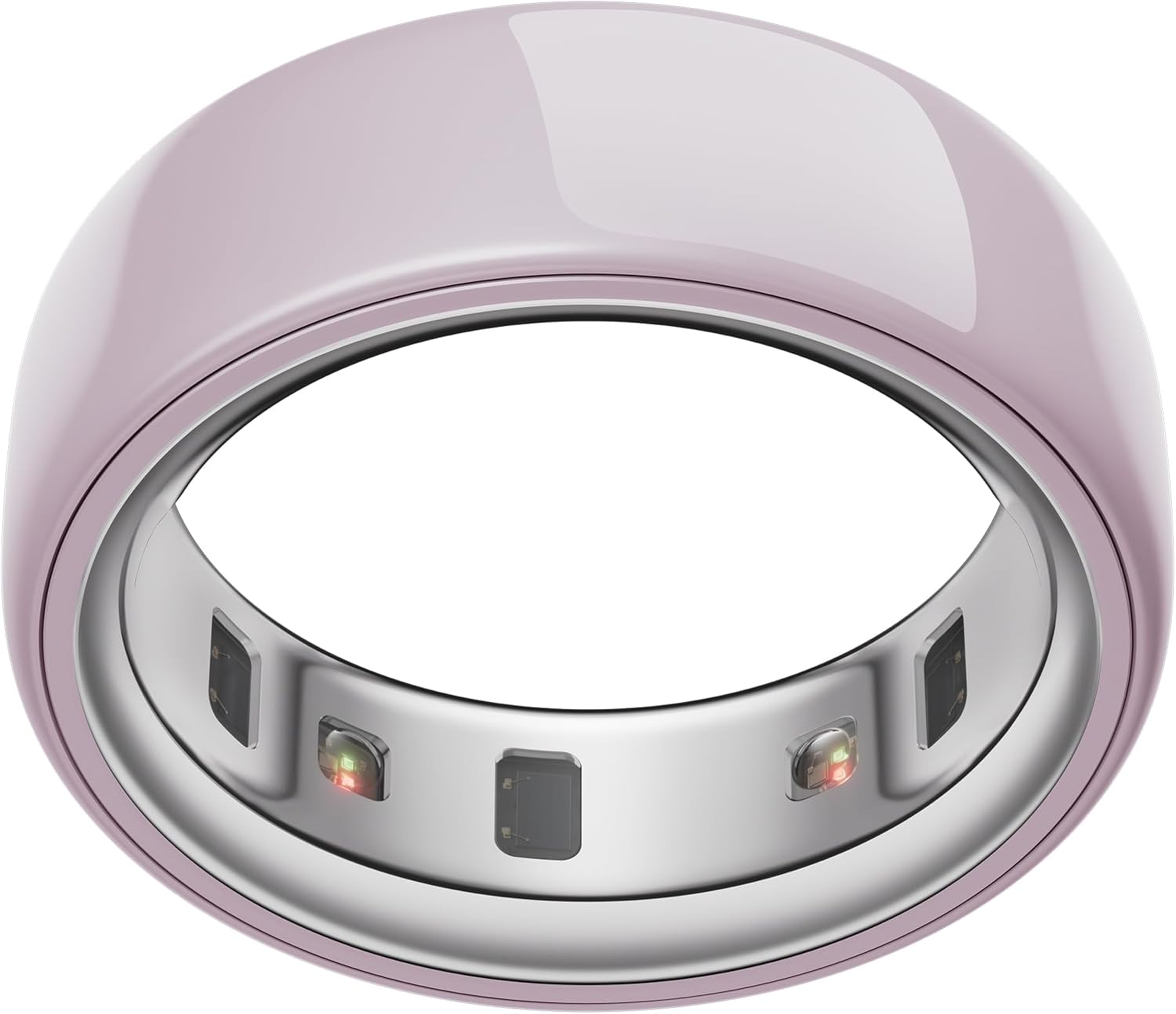 Oura Ring 4 - Ceramic Petal - Size 8 - Sleep, Activity, Women\u2019s Health, AI Advisor, Up to 8 Days of Battery Life, Size Before You Buy, Android &amp; iOS Compatible