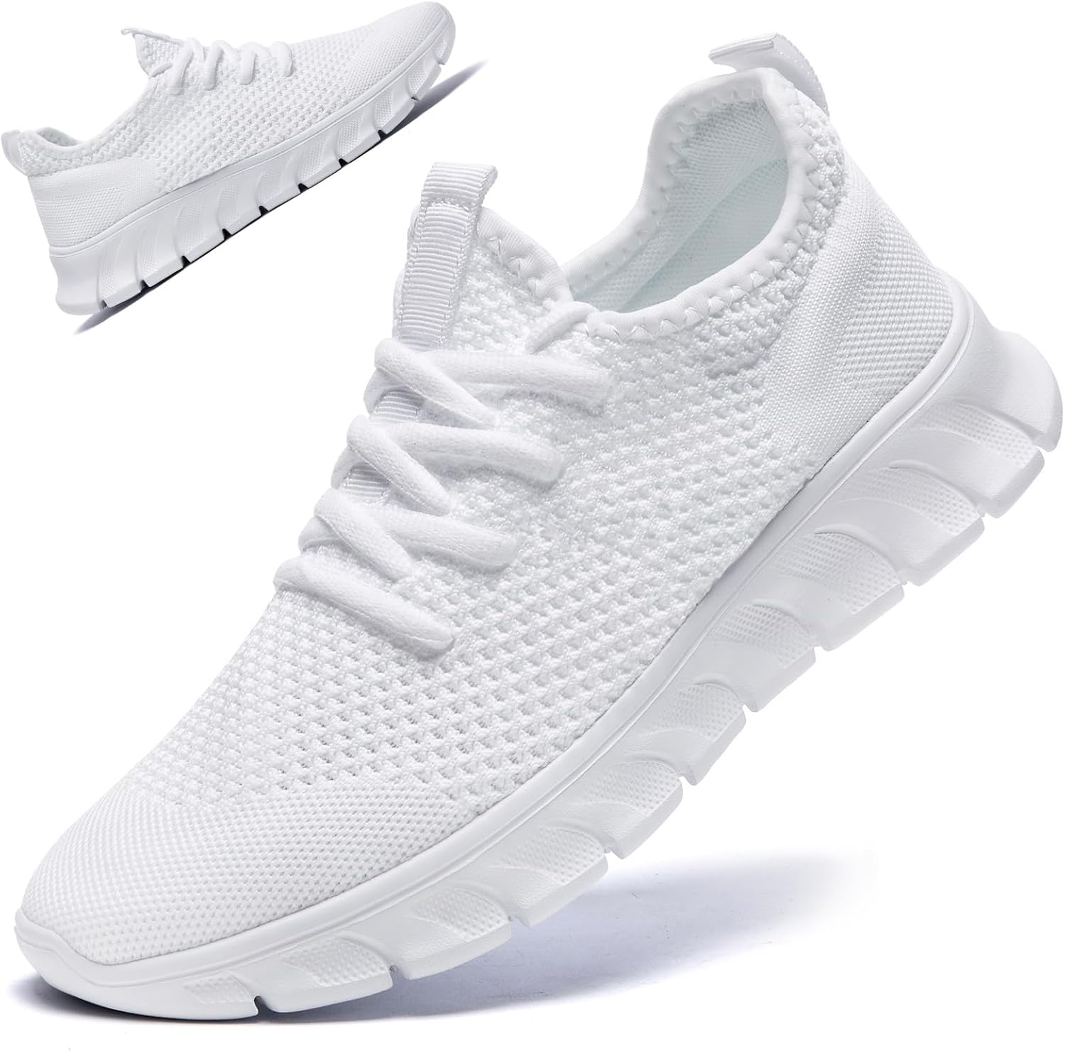 RJYWGS Running Shoes for Men Womens Walking Tennis Gym Sneakers Slip On Comfortable Lightweight Athletic Workout Fashion Sports Shoes