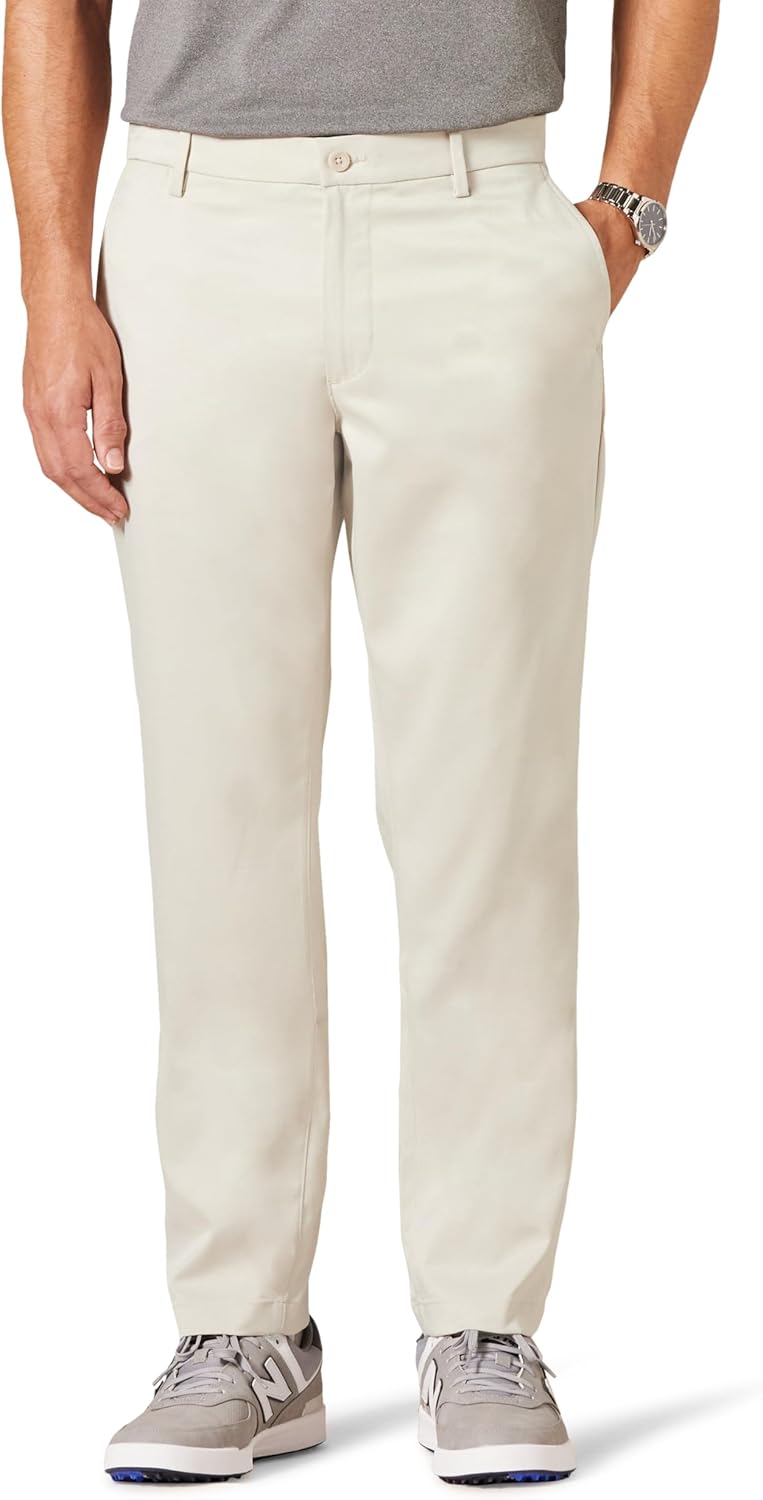 Amazon Essentials Men's Athletic-Fit Stretch Golf Pants for All Day Comfort (Available in Big &amp; Tall)