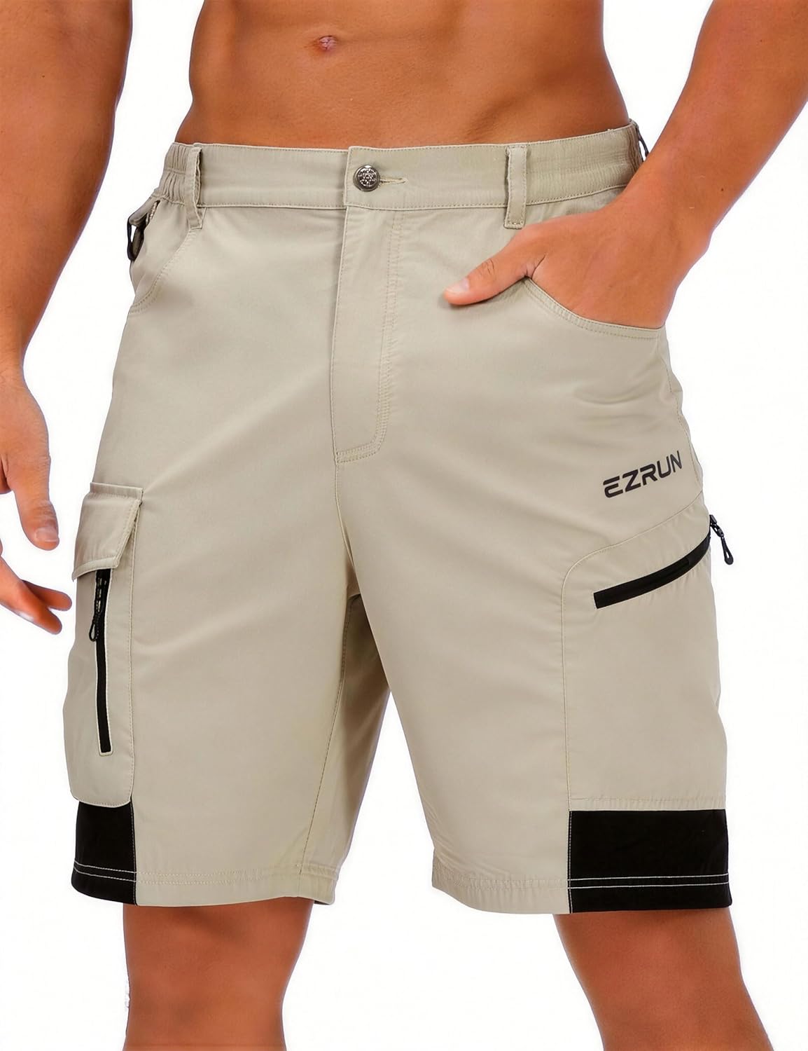 EZRUN Men's Hiking Cargo Shorts Quick Dry Golf Outdoor Work Tactical Shorts with Multi Pocket for Fishing Travel