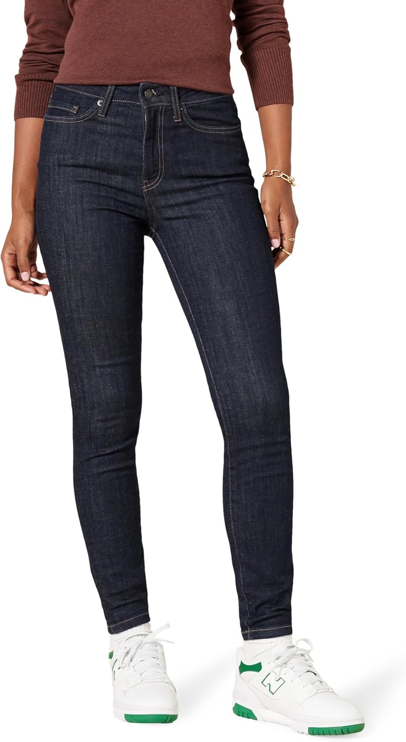 Amazon Essentials Women's Pull-On Mid Rise Stretchy Knit Jegging (Available in Plus Size)