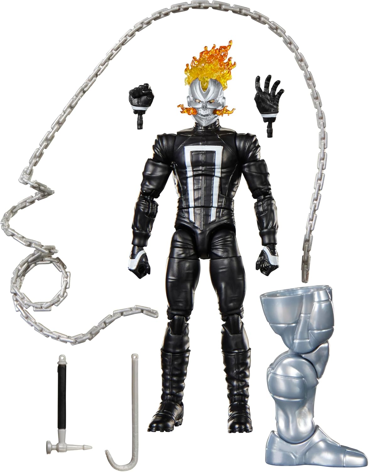 Marvel Legends Series Ghost Rider (Robbie Reyes), All-New Ghost Rider and Avengers Comics Collectible 6-Inch Scale Action