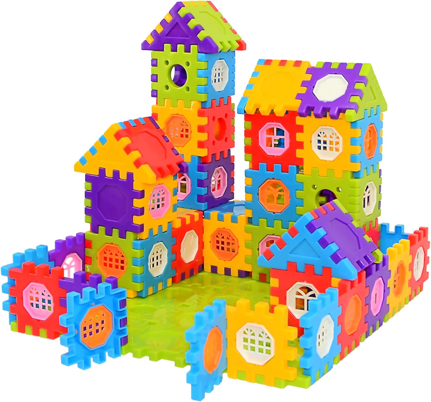 FUBAODA Building Blocks for Toddlers &amp; Kids 180 Pcs Toy Building Sets \u2013 STEM Building Toys \u2013Interlocking Building Blocks for Toddlers and Kids