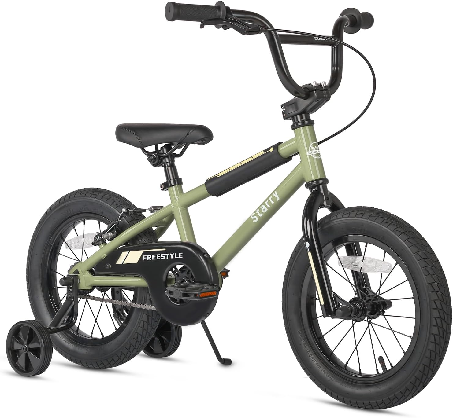 cubsala 12 14 16 18 Inch Kids Bike BMX Style Bicycle with Training Wheels Coaster Brake for 2-10 Years Old Toddlers Boys Girls Multiple Colors