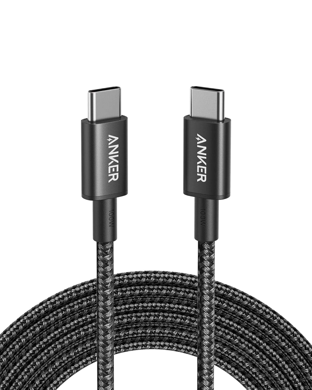 Anker USB C to USB C Cable, Type-C Charging Cord Fast Charge(10FT,100W), for iPhone 17\/17 pro, MacBook and More(Black)