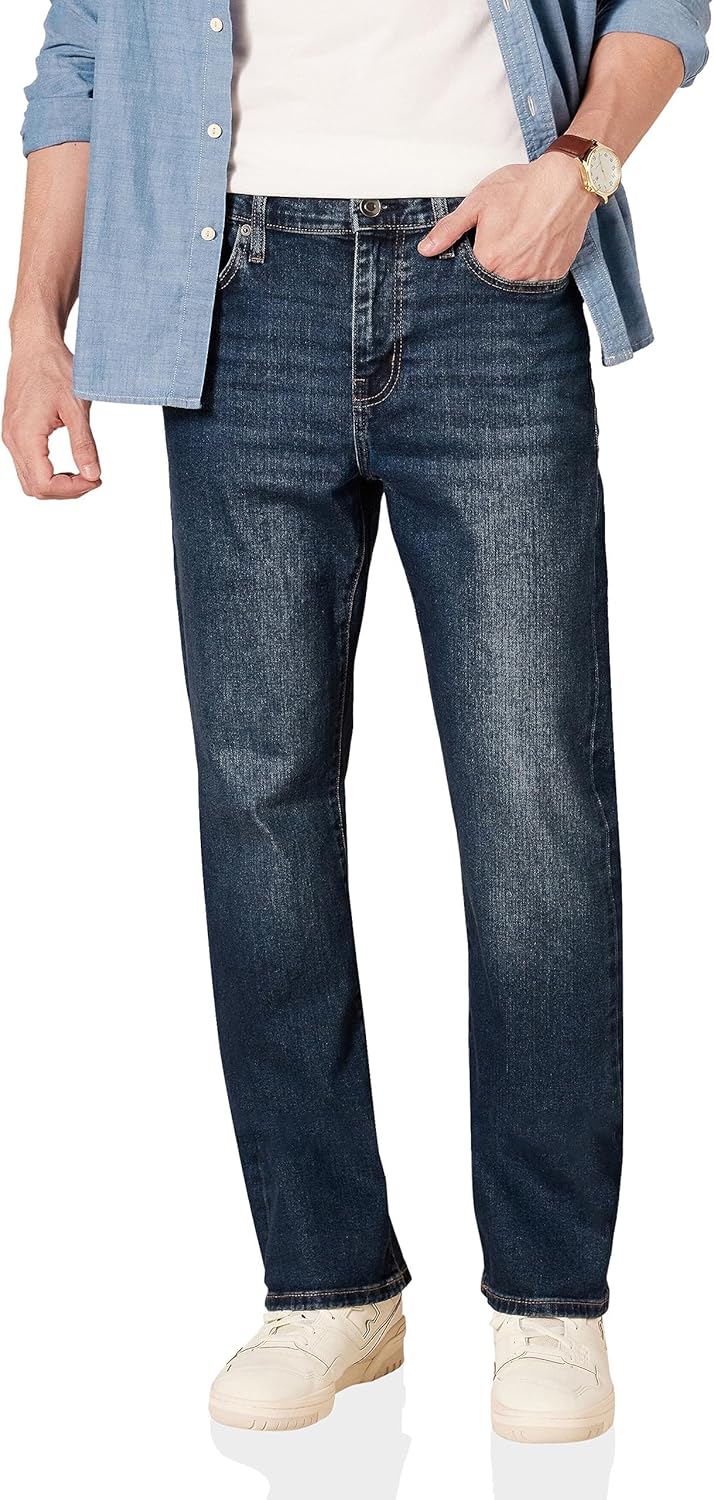 Amazon Essentials Mens Straight-Fit Stretch Jean
