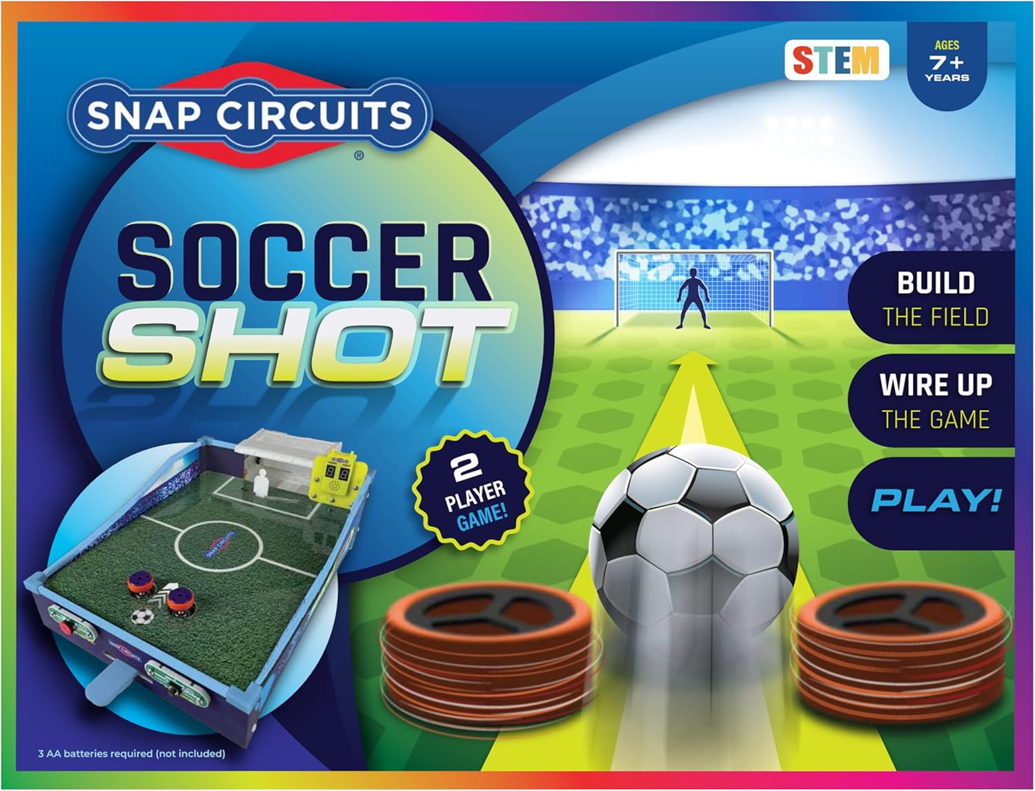 SNAP CIRCUITS Soccer Shot | Soccer Game | 2-Player Game | Tabletop Game | STEM Toy | 7+ Years
